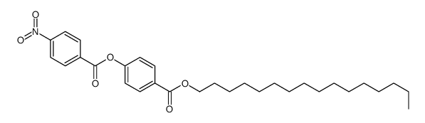 (4-hexadecoxycarbonylphenyl) 4-nitrobenzoate Structure