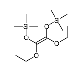 (1,2-diethoxy-2-trimethylsilyloxyethenoxy)-trimethylsilane Structure