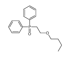 [2-butoxyethyl(phenyl)phosphoryl]benzene Structure