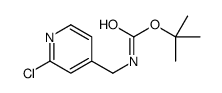 ((2-氯吡啶-4-基)甲基)氨基甲酸叔丁酯结构式
