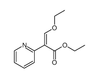Ethyl 3-Ethoxy-2-(2-pyridyl)acrylate结构式