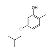 2-methyl-5-(2-methylpropoxy)phenol Structure