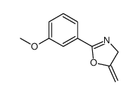 2-(3-methoxyphenyl)-5-methylidene-4H-1,3-oxazole结构式
