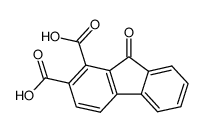 9-oxo-fluorene-1,2-dicarboxylic acid结构式