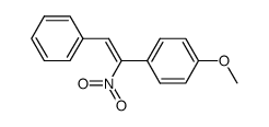 (Z)-4-methoxy-α-nitrostilbene Structure