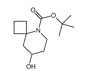 8-羟基-5-氮杂螺[3.5]壬烷-5-羧酸叔丁酯结构式
