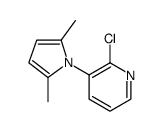 Pyridine, 2-chloro-3-(2,5-dimethyl-1H-pyrrol-1-yl) Structure
