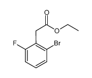 ethyl (2-bromo-6-fluorophenyl)acetate结构式