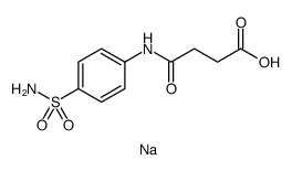 N-丁二酰基对氨基苯磺酰胺钠盐结构式