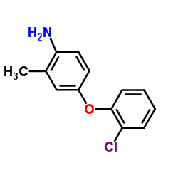 4-(2-Chlorophenoxy)-2-methylaniline结构式