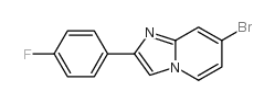 7-bromo-2-(4-fluorophenyl)imidazo[1,2-a]pyridine Structure