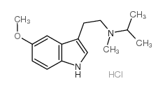 N-异丙基-N-甲基-5-甲氧基色胺盐酸盐结构式