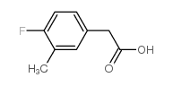4-氟-3-甲基苯乙酸结构式