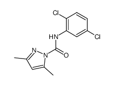 3,5-dimethyl-pyrazole-1-carboxylic acid-(2,5-dichloro-anilide) Structure