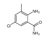 2-Amino-5-chloro-3-methylbenzamide Structure