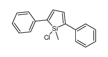 1-chloro-1-methyl-2,5-diphenylsilole Structure