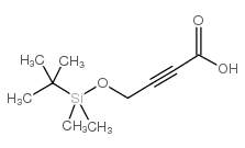 4-((叔丁基二甲基硅基)氧基)丁-2-炔酸结构式