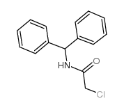 N-Benzhydryl-2-chloro-acetamide结构式