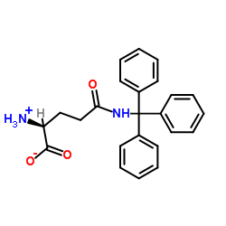 N'-三苯甲基-L-谷氨酰胺结构式