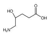 (4R)-5-amino-4-hydroxypentanoic acid Structure