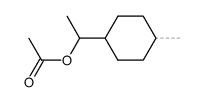 1-acetoxy-1-(4-methyl-cyclohexyl)-ethane Structure