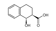 1-Hydroxy-1,2,3,4-tetrahydronaphthalene-2-carboxylic acid Structure
