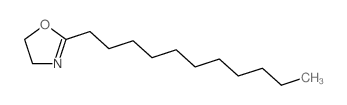4,5-二氢-2-十一烷基恶唑结构式