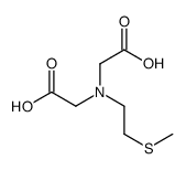 2-[carboxymethyl(2-methylsulfanylethyl)amino]acetic acid Structure