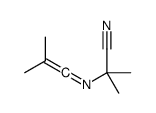 2-methyl-2-(2-methylprop-1-enylideneamino)propanenitrile结构式