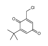2-tert-butyl-6-(chloromethyl)cyclohexa-2,5-diene-1,4-dione Structure