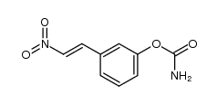 3-(2-nitrovinyl)phenyl carbamate Structure