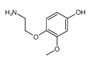 4-(2-Aminoethoxy)-3-methoxyphenol结构式