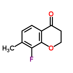8-Fluoro-7-methyl-2,3-dihydro-4H-chromen-4-one Structure