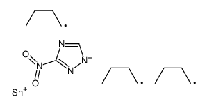 tributyl-(3-nitro-1,2,4-triazol-1-yl)stannane Structure