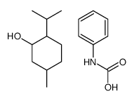 5-methyl-2-propan-2-ylcyclohexan-1-ol,phenylcarbamic acid结构式