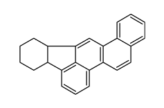 9b,10,11,12,13,13a-Hexahydroindeno(1,2,3-hi)chrysene结构式