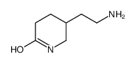 5-(2-氨基乙基)哌啶-2-酮结构式