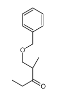(2R)-2-methyl-1-phenylmethoxypentan-3-one结构式