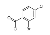 2-bromo-4-chlorobenzoyl chloride Structure