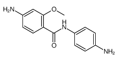 4-amino-N-(4-aminophenyl)-2-methoxybenzamide结构式