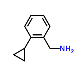 2-环丙基苄胺结构式