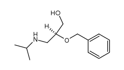 (S)-2-benzyloxy-3-isopropylamino-1-propanol结构式