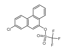 2-chlorophenanthren-9-yl trifluoromethanesulfonate Structure