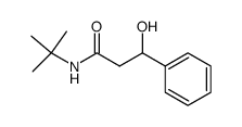 N-tert-Butyl-3-hydroxy-3-phenyl-propionamide Structure