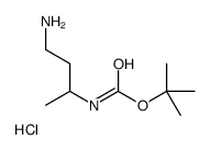 3-N-Boc-butane-1,3-diamine-HCl Structure