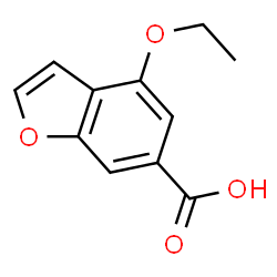 4-Ethoxy-1-benzofuran-6-carboxylic acid Structure