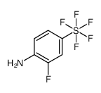 2-Fluoro-4-(pentafluorothio)aniline Structure