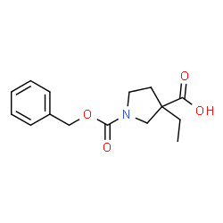 1-Benzyl 3-ethyl pyrrolidine-1,3-dicarboxylate picture
