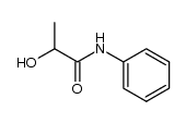 2-Hydroxy-N-phenylpropionamide Structure