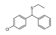 1-chloro-4-[ethylsulfanyl(phenyl)methyl]benzene结构式